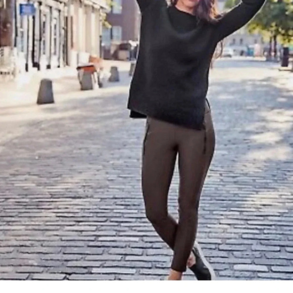 Athleta Stellar Tight-Espresso Leggings Sz S comfy - Picture 2 of 6